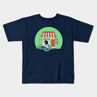 ASTRO AND BARBERSHOP Kids T-Shirt